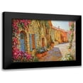 thumbnail image 1 of Obuchovsky, Yury 24x18 Black Modern Framed Museum Art Print Titled - Street in Provence, 1 of 5