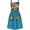 Cyan, variant on Vintage Cute Apron Dress for Women with Pockets,Cross Back Pinafore Aprons for Cooking,Baking,Kitchen,Gardening