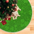 thumbnail image 5 of Coolnut Lucky Clover Christmas Tree Skirt 36", St. Patrick's Day Tree Skirt Double Layers Polyester Easter Tree Skirt for St. Patrick's Day Holiday Party Decoration, 5 of 6