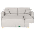 thumbnail image 4 of Sala Modular Reversible Makora Bennet con Memory Foam Gris Claro Lino y Respaldo Ajustable, 4 of 8