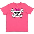 thumbnail image 3 of Inktastic Skull with Bow Youth T-Shirt, 3 of 5
