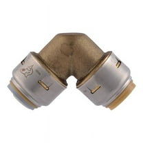 SharkBite Push to Connect 1/2 in. PTC X 1/2 in. D PTC Brass Elbow