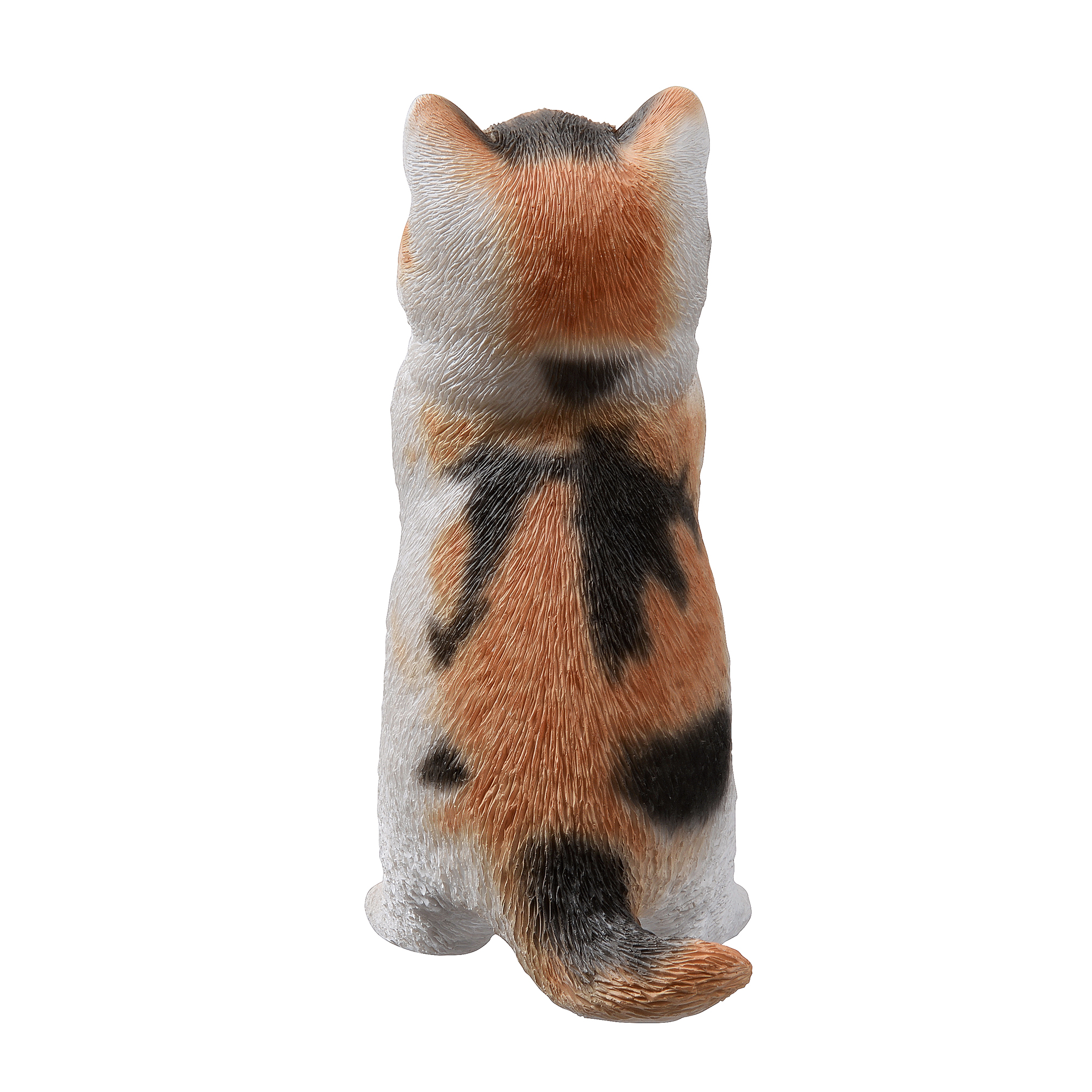 7" H Calico Cat Kitten Statue Praying