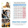 landege 1pc Electric Bass Finger Guide Chart Useful Guitar Chord Chart