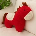 thumbnail image 1 of Almohada de poliéster de felpa P Illow para decoración navideña, respaldo de caballo extraterrestre, soporte para almuerzo, regalo navideño, decoraciones de Halloween, decoración de otoño, decoración, 1 of 8