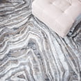 thumbnail image 6 of SAFAVIEH Cyrus Roman Abstract Shag Area Rug, Beige/Gray, 8' x 10', 6 of 11