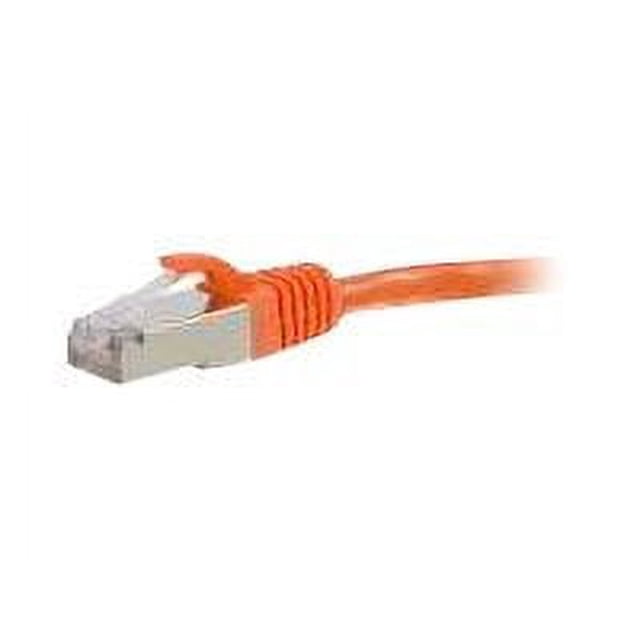 C2G 9ft Cat6 Snagless Shielded (STP) Ethernet Network Patch Cable- Orange - Patch cable - RJ-45 (M) to RJ-45 (M) - 9 ft - screened shielded twisted pair (SSTP) - CAT 6 - molded, snagless, stranded - orange