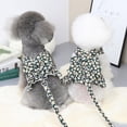 thumbnail image 2 of Summer Small Dog Dress Pet Harness with Breast Strap Traction Rope Cat Dogs Clothes Harness Vest Princess Tutu Dress Skirt, 2 of 6