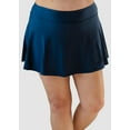 thumbnail image 3 of Calypsa Women's and Women's Plus High Waisted Flowy Swim Skirt With Shorts, 3 of 8