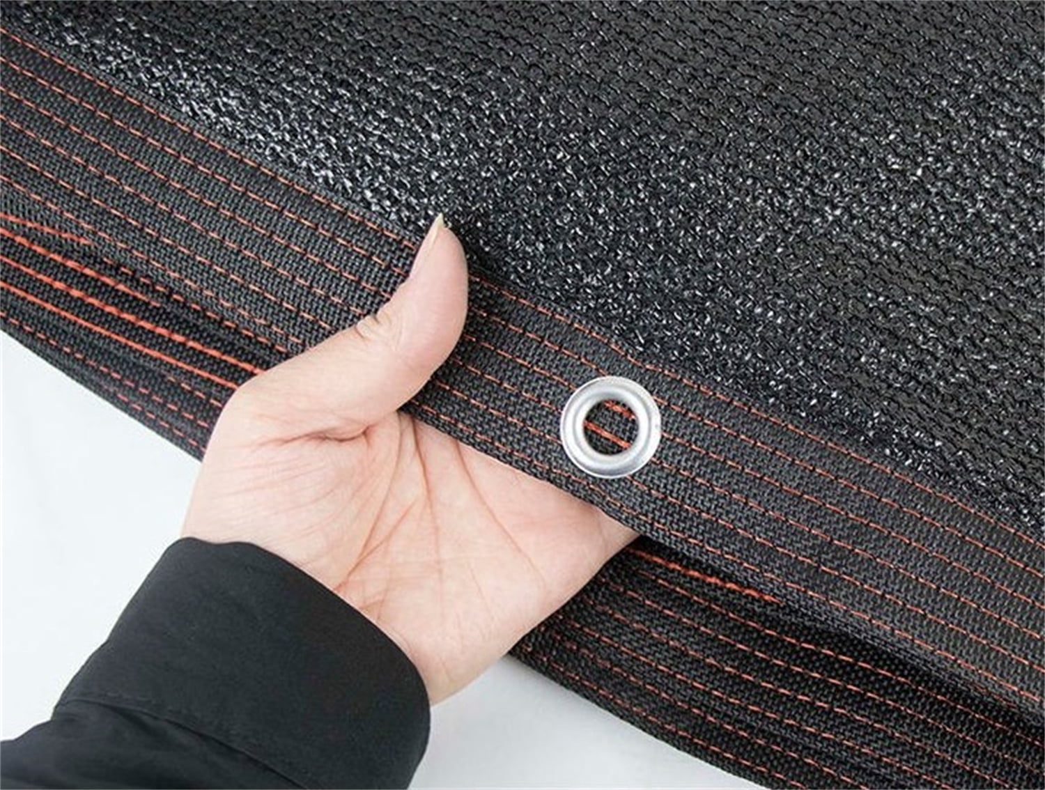 75% Black Shade Cloth with Grommets,Bexikou 2×4 Sun Shade Durable Outdoor Sunblock Net,Heat Resistant Fabric Shade Cover for Pergola, Patio, Garden, Plants, Greenhouse, Dog Kennel, Barn