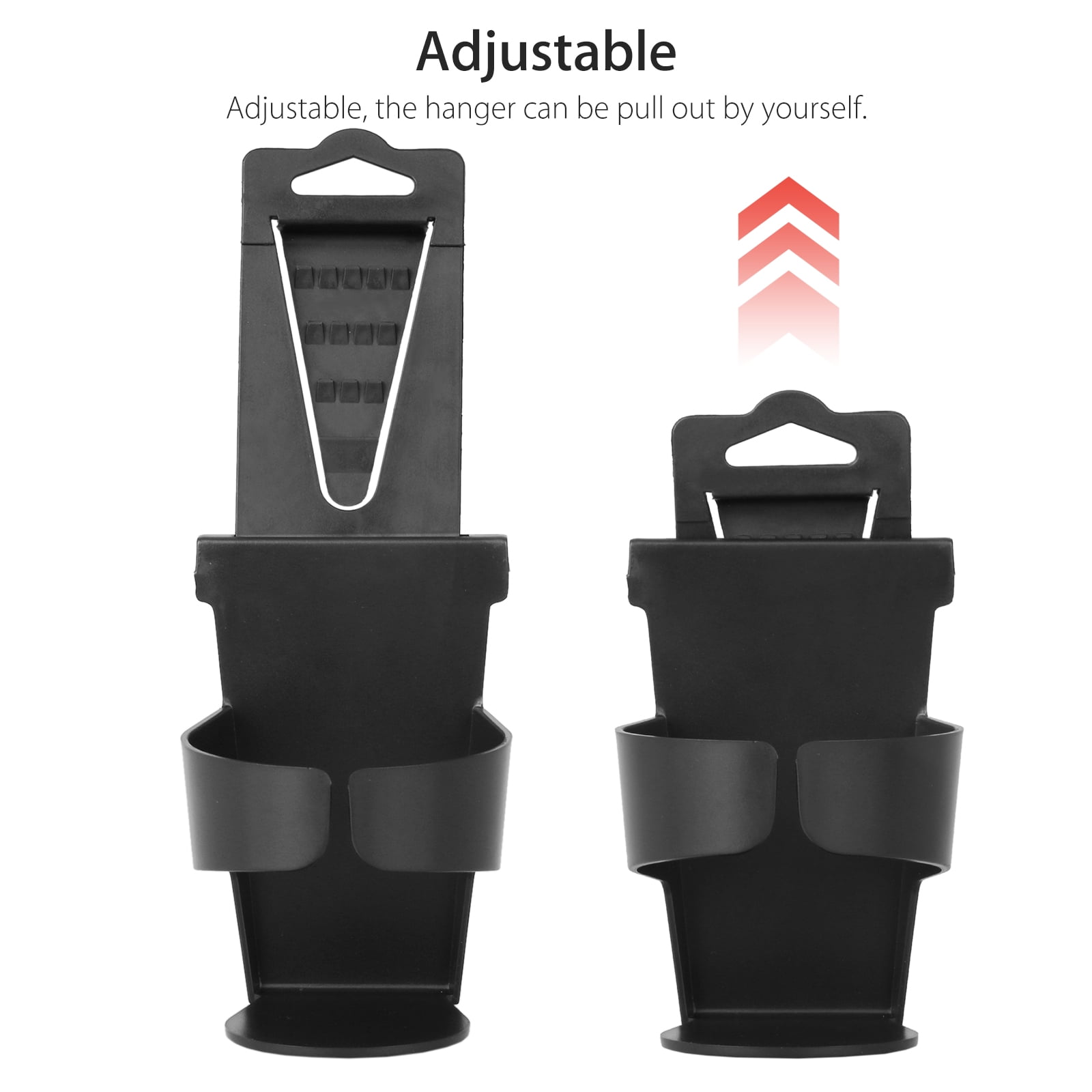 LA TALUS 2 in 1 Auto Car Seat Cup Holder Water Bottle Drink Coffee  Adjustable Mount Stand style A One Size 