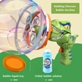 thumbnail image 4 of Holloyiver Dinosaur Bubble Machine with Bubble Refill Solution, Mini in Giant Bubbles Design, Bubble Gun Machine Blower Toy for Kids, Adults, Summer, Party Favors, Birthday Gift, 4 of 5