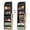 Black, variant on Over Door Wrapping Paper Organizer Storage with 3 Removable Drawers & Side Pockets – Dual Use Design with Elastic Straps – Christmas Gift Wrap Storage for Ribbons, Bows, Ornament and Other Tools