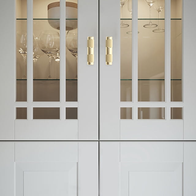LITINKIMI 4Ud Tirador De Repuesto En Metal Dorado Para Puertas Y Muebles Con Acabado Duradero