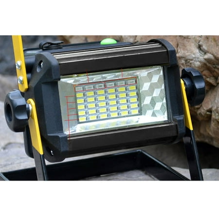 

iju7gthy 50W 36 LED Portable Rechargeable Flood Light Work Camping Fishing Lamp