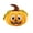 Orange, variant on Halloween Plush Pumpkin Toy, Spooky Cute Winking Demon Design, 1 Pack Soft White Stuffed Throw Pillow for Kids Party Home Decor Halloween Themed Holiday Gift Collection