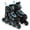 Blue, variant on LAZIOEGR Adjustable Illuminating Inline Skates with Light Up Wheels for Kids and Youth Girls Boys, Blue Medium