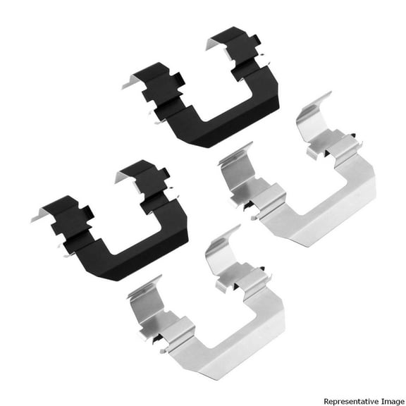 Tesla Model S Rear Disc Brake Pad Hardware Kit, for Mando calipers, 2017-2024