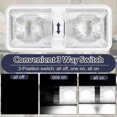 thumbnail image 2 of RV Lights Interior 12V Led 8W Ceiling Double Dome Light, 2 of 5