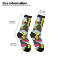 thumbnail image 2 of Kids Girls Boys Socks - Green Mushroom Comfort Breathable Crew Socks for Boys Girls Kids, Soft Athletic Running Socks for Boys Socks 6-10 Years Old, 2 of 6