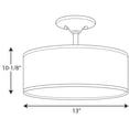 thumbnail image 2 of Inspire Collection Two-Light 13" CFL Semi-Flush Mount, 2 of 8