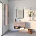 thumbnail image 2 of Randalco Soho 32" Modern Wood Bathroom Vanity with Sink in Weathered Oak, 2 of 7