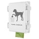 thumbnail image 1 of Dispensador de bolsas para excrementos de perro, montaje en pared, impermeable, para exteriores, blanco, 1 of 7