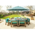 thumbnail image 2 of California Umbrella Venture 11' Bronze Market Umbrella in Navy Blue, 2 of 4