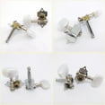 thumbnail image 2 of Bass Tuners Open Gear Machine Heads Tuning Pegs Chrome for P Bass J Bass Guitar Replacement Parts, 2 of 4