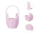 thumbnail image 6 of Esquirla Easter Flower Basket Empty Portable, Easter Decoration, Easter Egg Basket Wedding Flower Girl Basket for Holiday Pink, 6 of 8