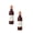 2PK Red Grrrobert Slobbery Wine Bottle, variant on Silly Squeakers Wine Bottle Grrrobert Slobbery Squeaky Vinyl Parody Dog Toy