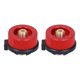 thumbnail image 2 of 2Pcs Outdoor Camping Furnace Stove Adapter Gas Tank Converter with Self Closing Function Red, 2 of 4