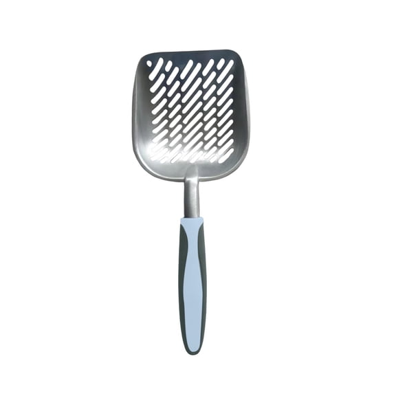 Stainless Steel Cat Litter Shovel with Fine Holes for Easy Cleaning Durable Pet Waste Scoop for Efficient Debris Removal