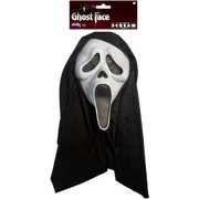 Funworld Ghost Face Adult Costume Mask w/ Shroud
