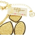 thumbnail image 3 of Erica Lyons Velvet Gift Bagged Statement-Necklace Gold-Tone/Black, 3 of 7