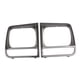 thumbnail image 4 of 2x CH2513156 Puerta de faro Accesorios para coche Bisel de faro delantero izquierdo y derecho Patrón de carbono, 4 of 9