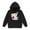 Black, variant on Kiijoy Toddler Girls Cute Bunny Print Hoodie Sports Hooded Sweatshirt, Sizes 2-3