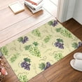 thumbnail image 4 of Vsdgher Green And Purple Grapes Flannel Anti-Slip Floor Mat Comfort Mat Outdoor Rug, Indoor Outdoor Rugs for Home, Office, Laundry 16''x24''in, 4 of 7