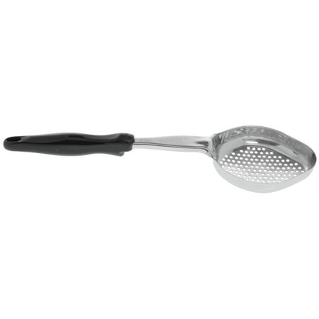 

Vollrath Jacob s Pride Perforated Spoodle® Utensil with Black Nylon Handle 8 oz Oval - 14 3/4 L (6422820)