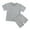 Gray Kids 2 Pieces Set_o, variant on JSGEK 8-9 Years Kids Solid Color Soft 2 Pieces Set Little Girls Shorts and Tops Set Comfort Summer Casual Loose Outfit Sets Regular Fit Black