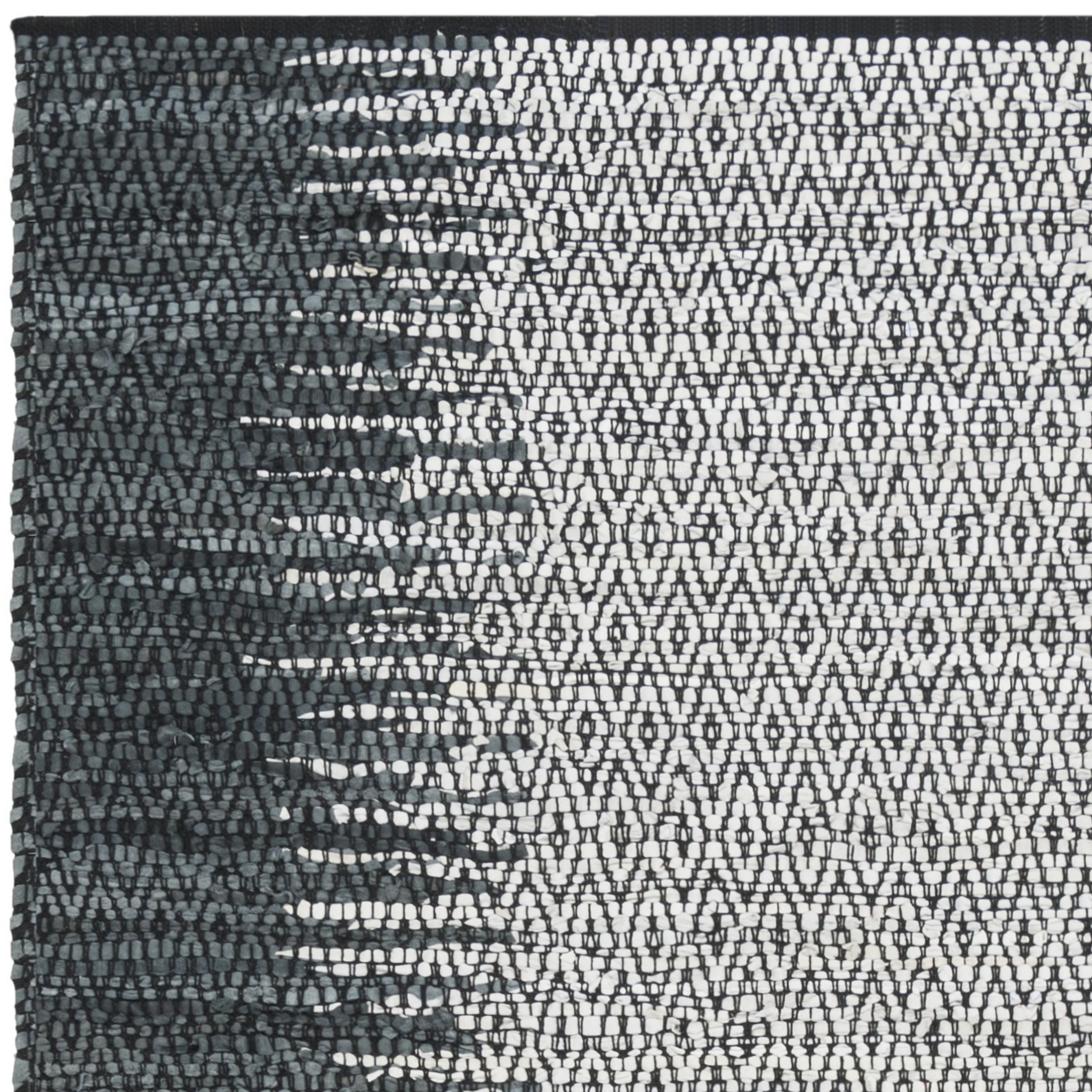 SAFAVIEH Vintage Leather Kalina Diamond Trellis Area Rug, Grey/Cream, 8' x 10'