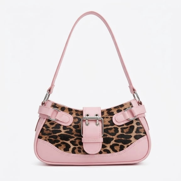 Womens Shoulder Bag 2026 Fashion Trendy Leopard Print Crossbody Purse High Quality Hobo Handbag For Women Everyday Use