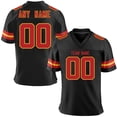 thumbnail image 3 of Camiseta de fútbol americano personalizada de los Kansas City Chiefs con nombre y número impresos, uniforme de fútbol para hombres, mujeres y jóvenes, regalo para fanáticos, 3 of 4