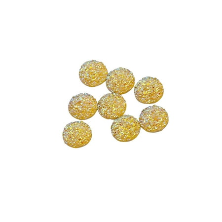 

Thinsont Studs Kit Resin Beads No Burrs Round Crystal Bead Multicolored Elegant Widely Applicable Decorative Pendant Jewelry Accessories Type 31