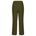 thumbnail image 5 of Jsaierl Plus Size Pants for Women Summer High Waist Pant with Pockets Dressy Casual Drawstring Trousers Lightweight Beach Pants, 5 of 9