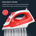 thumbnail image 2 of Iron, Reservoir Steam Iron, Press Function, Ceramic Soleplate, 2 of 5