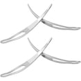 thumbnail image 1 of PinesC 4 Pcs Interlocking Tool Retighten Tool Dreadlock Crochet Needle for Hair Dreadlock(Silver) Silver, 1 of 5