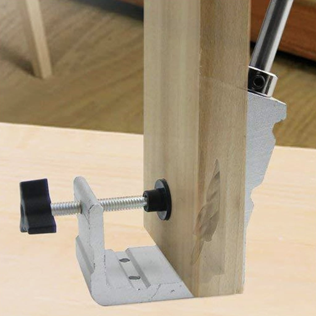 Pocket Hole Jig Kits 15°Woodworking Inclined Hole Jig 2Drill Guide Joint Tool
