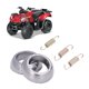 thumbnail image 4 of Exhaust Pipe Manifold Gasket Spring Rebuild Kit, 0612-887 Easy Installation Long Durability  Replacement For ARCTIC CAT 300 250 ZRT 600 For ATV SNOWMOBILE ANGGREK Exhaust Gasket Spring Kit, 4 of 8