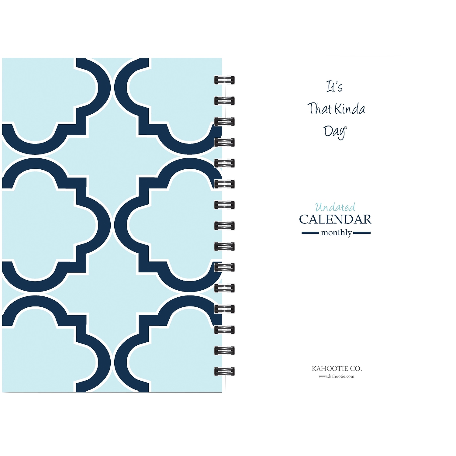 Kahootie Co. Kahootie Co Weekly Planner, 6-inch x 9-inch, Navy Stripe (ITKWNS)
